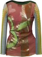 Jean Paul Gaultier Vintage 'cavaliers Et Amazones Des Temps Modernes' Printed Top