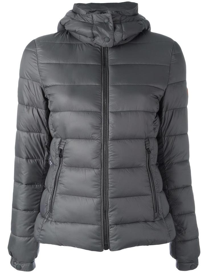 Save The Duck Puffer Jacket, Women's, Size: 3, Grey, Nylon/polyester