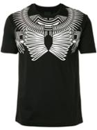 Les Hommes - Geometric Print T-shirt - Men - Cotton - L, Black, Cotton