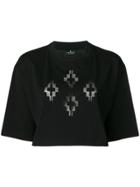 Marcelo Burlon County Of Milan Cross Cropped T-shirt - Black