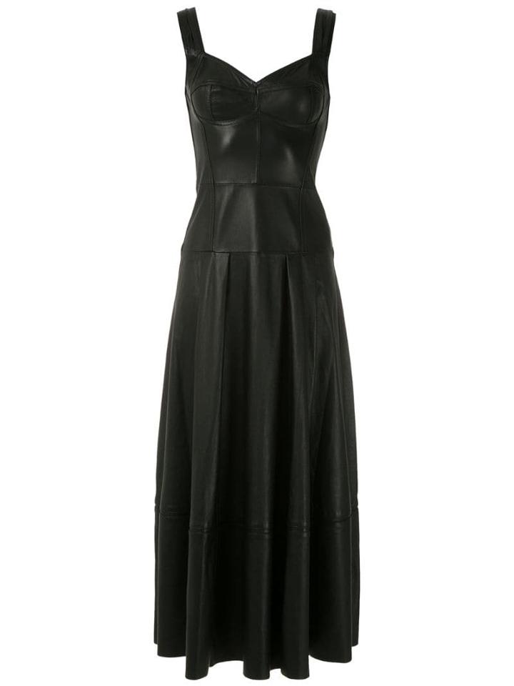 Andrea Bogosian Presley Leather Dress - Black