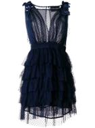 Christian Pellizzari Lace Tiered Dress - Blue