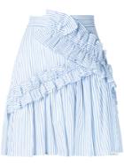 Macgraw - Floret Skirt - Women - Cotton - 10, Blue, Cotton