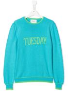 Alberta Ferretti Kids Tuesday Sweater - Blue