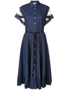 Red Valentino Poplin Shirt Dress - Blue