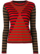 Etro - Illusion Sweater - Women - Wool - 40, Red, Wool