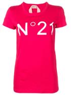 No21 Printed Logo T-shirt - Red