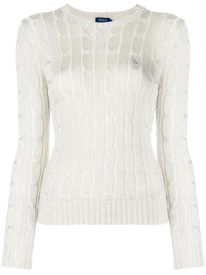 Polo Ralph Lauren Cable-knit Sweater - Metallic