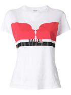 Sonia Rykiel Colour-block Print T-shirt - White