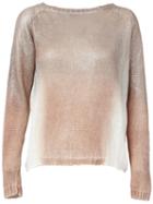 Avant Toi Metallic (grey) Sweater, Women's, Size: Xs, Linen/flax