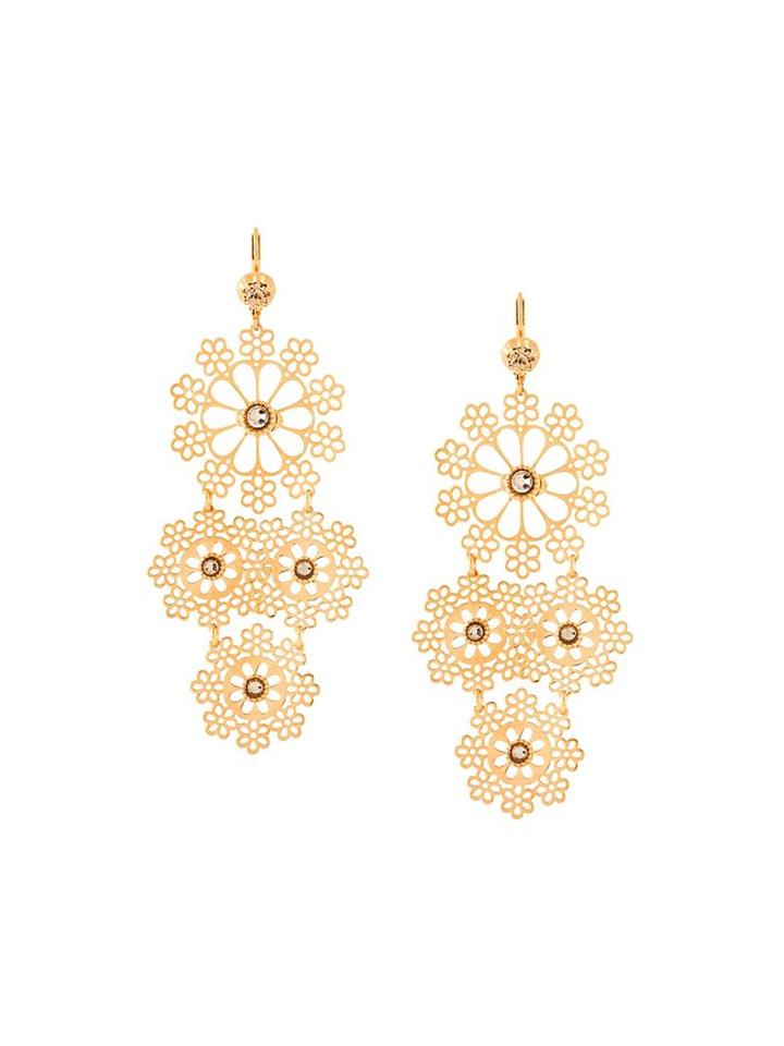 Gas Bijoux 'neige Mini' Earrings, Women's, Metallic