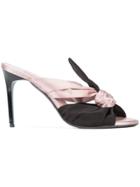 Oscar De La Renta Paige Mules - Pink & Purple