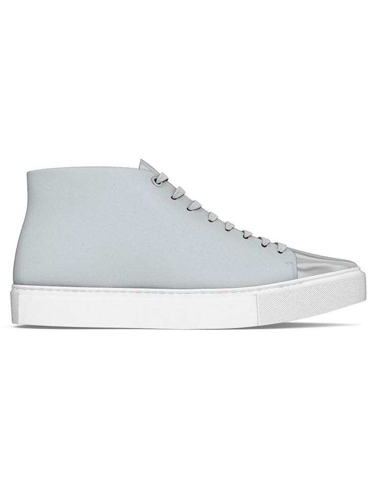 Myswear Carnaby Hi-top Sneakers, Men's, Size: 46, Blue, Nappa Leather/rubber