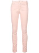 Mother High-rise Skinny Jeans - Pink