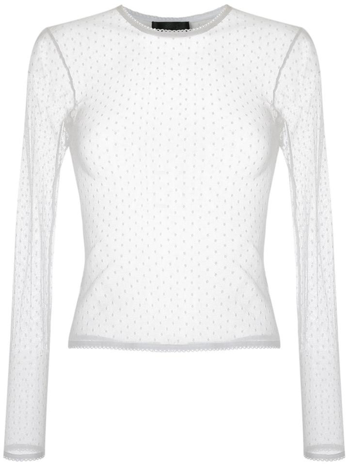 Talie Nk - Tulle Top - Women - Polyamide - M, White, Polyamide