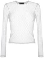 Talie Nk - Tulle Top - Women - Polyamide - M, White, Polyamide