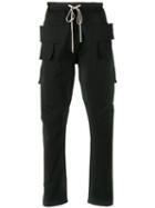 Rick Owens Drkshdw Cargo Trousers, Men's, Size: Xl, Black, Cotton/polyamide