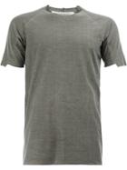 Individual Sentiments Short Panel Sleeve T-shirt - Grey