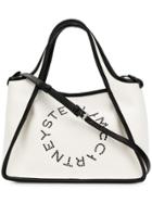 Stella Mccartney Logo Shopper Tote Bag - White
