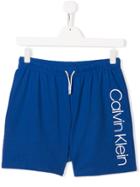 Calvin Klein Kids Teen Drawstring Shorts - Blue