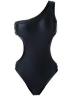 Martha Medeiros One Shoulder Swimsuit - Black