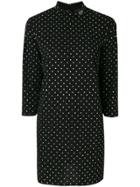 Marc Jacobs Polka-dot Fitted Dress - Black