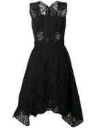 Jonathan Simkhai - Embroidered Flared Skirt Dress - Women - Cotton - 2, Black, Cotton