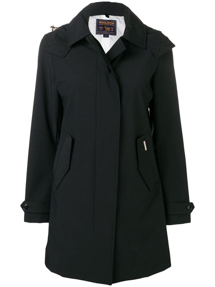 Woolrich Hooded Fitted Style Jacket - Black