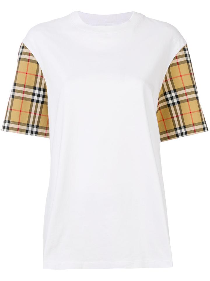 Burberry Vintage Check T-shirt - White
