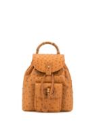 Gucci Pre-owned Bamboo Line Backpack - Brown