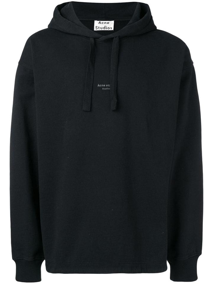 Acne Studios Hooded Sweatshirt - Black