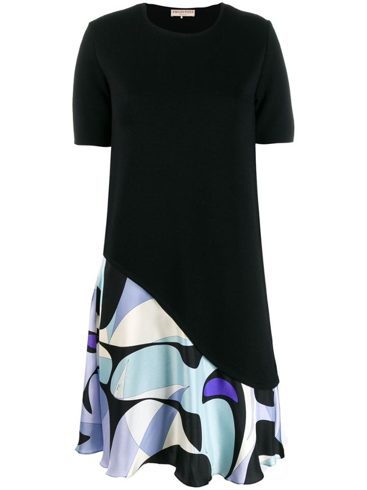 Emilio Pucci Layered Effect Short Dress - Black