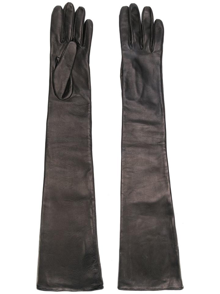 Manokhi Long Gloves - Black