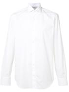 Massimo Alba Shirt With Mandarin Collar - Blue