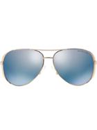 Michael Kors Aviator-frame Sunglasses - Gold