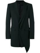 D.gnak - Layered Blazer - Men - Polyester/spandex/elastane/wool - 50, Black, Polyester/spandex/elastane/wool