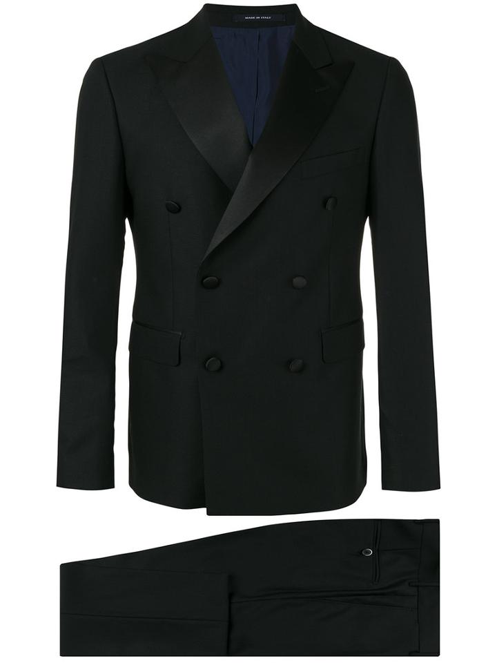 Dinner - Two Piece Dinner Suit - Men - Cupro/virgin Wool - 52, Black, Cupro/virgin Wool