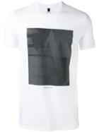 Armani Jeans - Square Logo T-shirt - Men - Cotton/spandex/elastane - Xl, White, Cotton/spandex/elastane