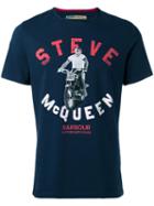 Barbour - Steve Mcqueen Motorbike T-shirt - Men - Cotton - L, Blue, Cotton