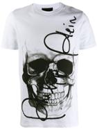 Philipp Plein Round Neck Skull T-shirt - White