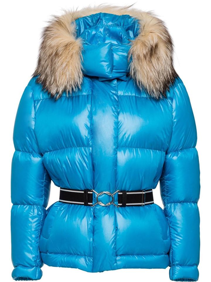 Prada Ripstop Puffer Jacket - Blue