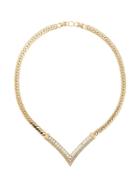 Christian Dior Pre-owned 1980s V Necklace - Gold