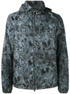 Valentino Butterfly Print Jacket, Men's, Size: 50, Grey, Polyamide/polyester