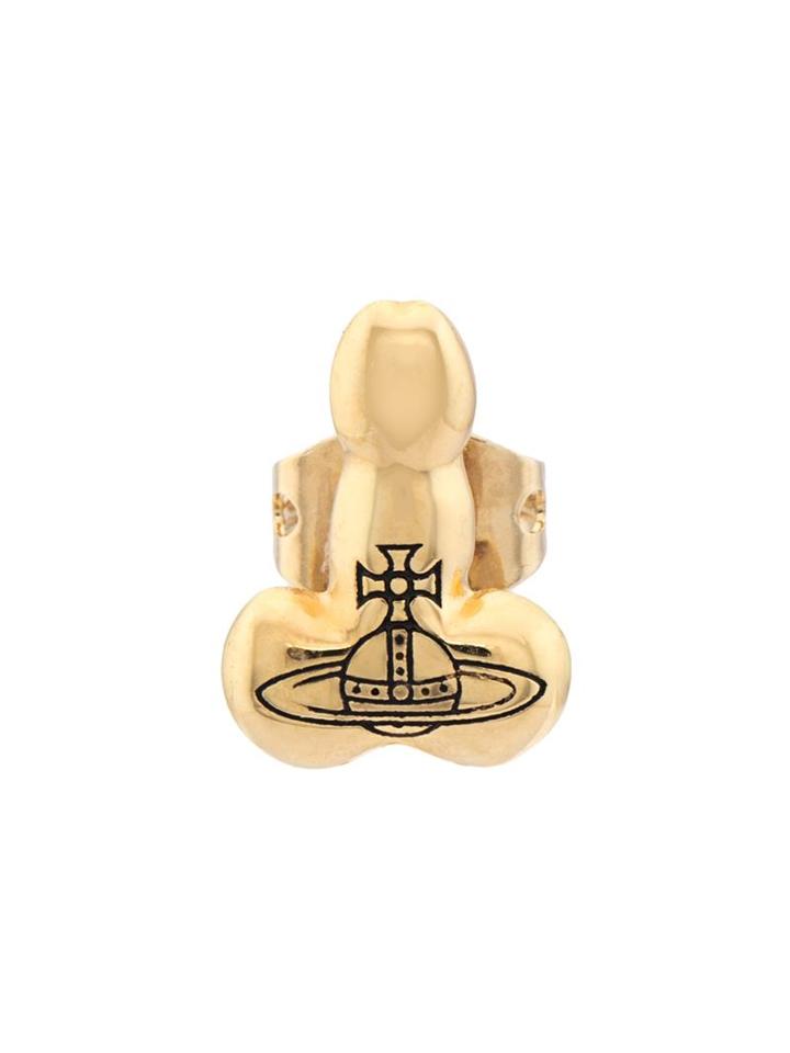 Vivienne Westwood Caetano Penis Single Earring, Women's, Metallic, Rhodium