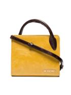 Jacquemus Le Sac Bahia Leather Tote - Yellow & Orange
