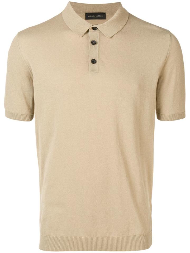 Roberto Collina Basic Polo Shirt - Neutrals