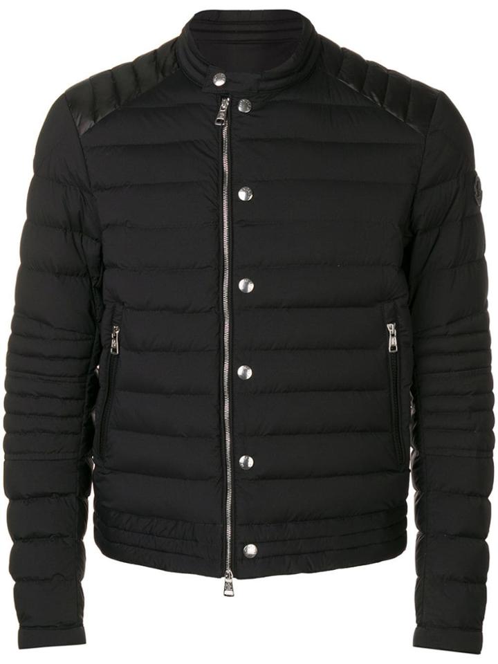 Moncler Barral Padded Biker Jacket - Black