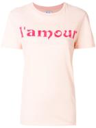 Zoe Karssen L'amour Printed T-shirt - Pink & Purple