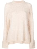 3.1 Phillip Lim Rolled Sleeve Jumper - Brown