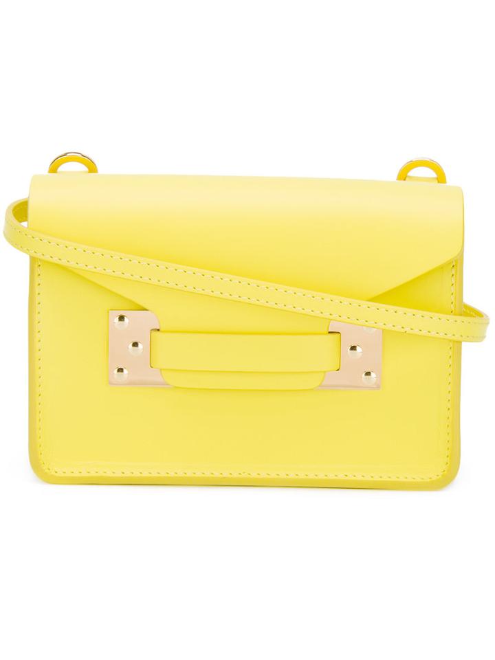 Sophie Hulme - Milner Crossbody Bag - Women - Leather - One Size, Women's, Yellow/orange, Leather